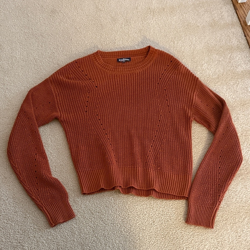 Dry Goods Terracotta Crew Neck Sweater